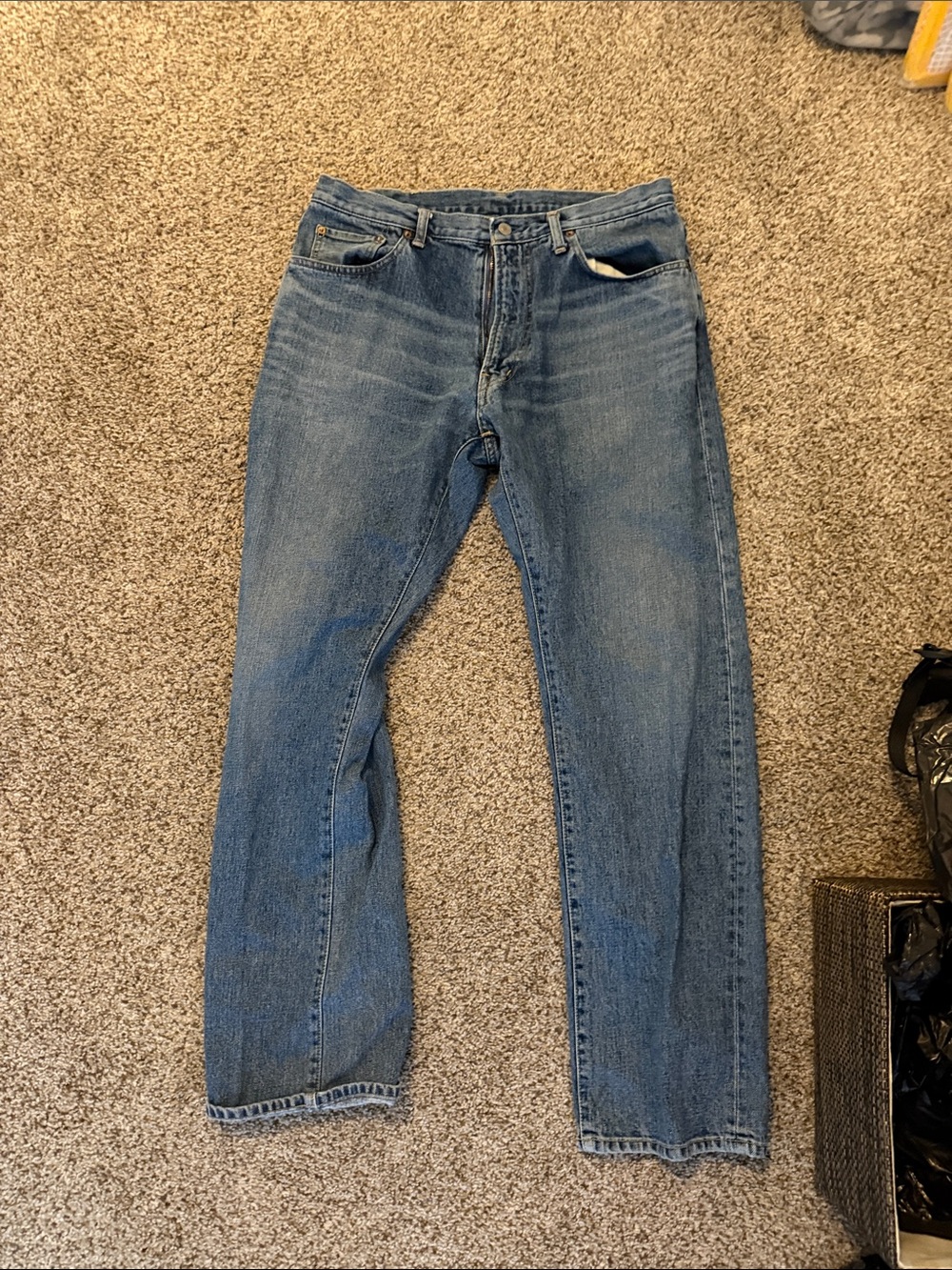 Ralph Lauren Double RL Men’s Straight Blue Jeans